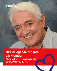 Do hereckého nebe odešel v sobotu 26. července Jiří Krampol. Legenda  českého filmu nás opustila ve věku 87 let. Zprávu přinesl server CNN Prima  NEWS. Na sklonku života se opakovaně potýkal se