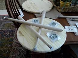 Making 25 Tables Legs And Angle Brackets From Waddell In Stow Oh Table Top Round From Home Depot Recd Leg At 10am A Diy End Tables Diy Table Angle Bracket