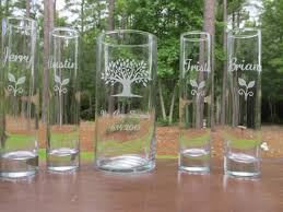 5 Piece Personalized Sand Ceremony Set We Are Family 4 Pouring Vases On Etsy 39 00 Sand Ceremony Set Wedding Sand Sand Ceremony