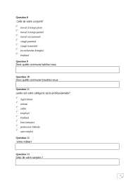 Questionnaire Etude De Besoins Par Sandrine Fichier Pdf