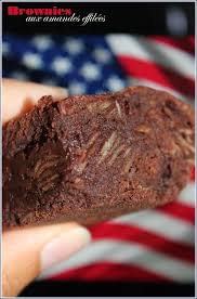Brownies Aux Amandes Effilees Mes Brouillons De Cuisine Amandes Effilees Recette Brownies Gateau Chocolat Amande