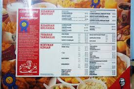 3 pieces of chicken, whipped potato, coleslaw, bun, drink. This Old Kfc Menu From 1980s Will Surprise You