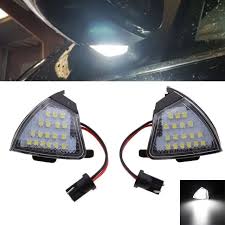 2pcs Led Side Mirror Puddle Lights No Error For Vw Golf 5 Mk5 Mkv Passat B6 Jetta Eos Golf6 Variant Review Side Mirror Eos Led