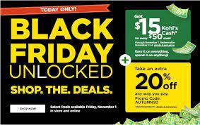 Our team has great news for kohl's shoppers! Kohls Black Friday Ad Is Out Early Deals Available Today Nov 1 Funtober