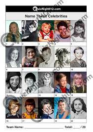 Built by trivia lovers for trivia lovers, this free online trivia game will test your ability to separate fact from fiction. Famous Faces 043 Celebrities As Kids Quiznighthq