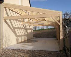 Charpente 1 Pente Avec 2 Fermes En Movingui Abri Pour Voiture Pergola Appenti Bois Plans De Pergola