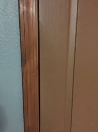 Measure out the length and width of the trim space. Stained Wood Trim And Painted Doors Ack