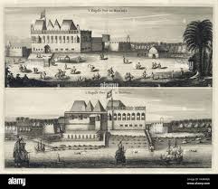 English fort bombay hi-res stock ...