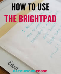 How To Use The Cricut Bright Pad Quilting Supplies Fabric Crafts Diy Cricut