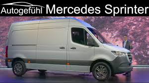 All New Mercedes Sprinter Review Premiere 2018 2019 Mbux Box Wagon Tourer Youtube