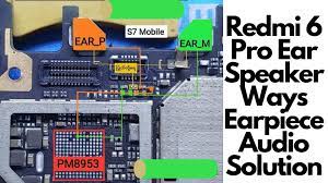 Redmi 6 Pro Ear Speaker Ways Earpiece Audio Solution Earpiece Speaker Solutions
