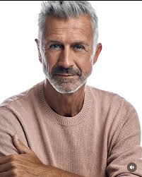 Very handsome silver fox Eric Trahan