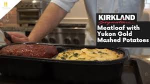 Costco meatloaf heating instructions / costco meatloaf cooking instructions / this easy meatloaf recipe here is the only one you will ever need. Kirkland Signature Meatloaf With Yukon Gold Mashed Potatoes Chef Dawg Youtube
