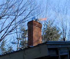 The part of such a structure that rises above a roof. Chimney Fire Wikipedia