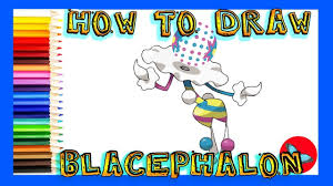 Do not use these sprites for fangames. How To Draw Blacephalon From Pokemon Coloring And Drawing For Kids Youtube