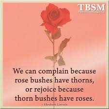 We An Complain Because Rose Bushes Have Thorns Or Rejoice That A Thorny Bush Has Roses Inspirational Short Stories Famous Short Stories Rose Bush