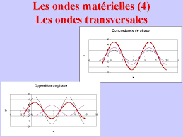 Pour chacune des ondes suivantes, indiquez s'il s'agit d'une onde progressive (ou impulsion) transversale déterminez le déphasage entre les ondes et indiquez le type. Chapitre 1 Les Ondes Plan Du Chapitre Le