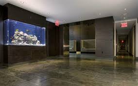 Do you have an ancient crt tv console you want to get rid of? Large Aquarium In Building Glass Fish Tanks