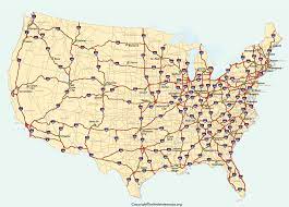 us interstate map printable united states maps