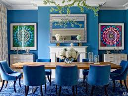 Blue kitchen & dining room tables. 36 Of The Best Dining Rooms Of 2016 Architectural Digest