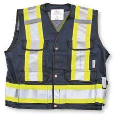 Reflective safety rescue vest blue medic ems emt high visibility rothco 9521. Big K K700 Navy Blue Supervisor Safety Vest Macmor Industries