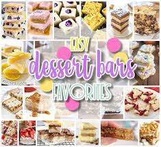 The Best Easy Desserts Bars Recipes Favorite New Plus Classic Simple Bar Cookies And Quick Big Batch Party Treats Bars For A Crowd Easy Dessert Bars Dessert Bars Recipes Easy