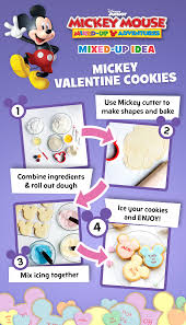 Turn Your Favorite Valentine Candies Into Mickey Cookies Recipe Mickey Classic Candy Valentine Cookies