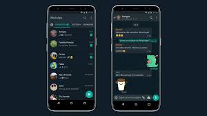 Podrás configurar colores, tipografías, descargar temas, ajustar la configuración de notificaciones y whatsapp mix es una versión de whatsapp que en un prinpcio usaba una temática romántica para. Whatsapp Libera Modo Escuro Para Todos No Android E Iphone Aplicativos E Software Tecnoblog