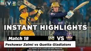 Zalmi's caption sammy won the toss and elected to bowl first. Peshawar Zalmi Vs Quetta Gladiators Full Match Instant Highlights Match 18 5 Mar Hbl Psl 5 Youtube