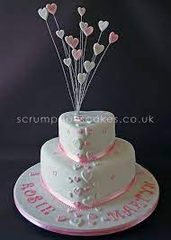 In this tutorial, i give a quick demonstration of how to create this beautiful #twotiered #birthday cake, using only whipped cream. Pin By Debbie Ransley On Wedding Ideas Engagement Cakes Cake Tiered Wedding Cake