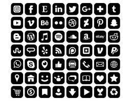 I actually have a few marble and white aesthetic backgrounds that would work really well with this set! Square Social Media Icons Set Png Svg Vector Transparent Etsy Iphone Photo App Social Media Icons Ios Icon
