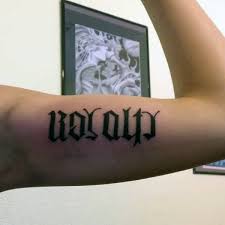 The symbol of the cross is timeless and dates all the way back to the 5th century. 40 Ambigram Tattoos For Men Word Art Designs