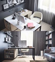 Tentunya ini akan menjadi keuntungan tersendiri untuk anda yang mempunyai ukuran ruang keluarga yang terbatas. Desain Ruang Kerja Minimalis Di Rumah Terbaru Home Office Layouts Home Office Design Cheap Office Furniture
