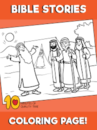 When we pray (talk to god), we need to believe god is listening, and will answer as he sees best. Abraham And The Three Angels Coloring Page 10 Minutes Of Quality Time