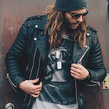 Lane Dorsey Boda Skins Fitted Biker Jacket Leather Jacket Men Leather Jacket