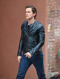 Matt Bomer Photostream Leather Jacket Black Leather Jacket Men Matt Bomer
