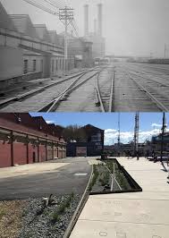 The Goods Line Ultimo Looking North Towards Ultimo Power House In Sydney Early1900 State Library Of Nsw 2015 J Australia History New South Wales Old Photos