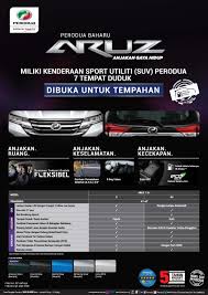 Harga kereta perodua, harga kereta axia, harga kereta toyota, harga kereta honda, harga kereta dorong bayi, senarai harga kereta proton, senarai perodua myvi 1.5 se dan myvi advance kini pada harga lebih via geartinggi.com. Perodua Aruz Dibuka Untuk Tempahan Harga Jualan Bermula Dari Rm72 200 Careta