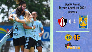 Una chilena en una vez aprobada la participación de futbolistas extranjeras en la liga mx femenil, varios equipos. Goliza De Tigres Femenil 4 0 Atlas Jornada 4 Apertura 2021 Liga Mx Stephany Mayor Maria Sanc Youtube