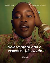 Quantas vezes disseram que sua beleza era “demais”? A verdade é: beleza  preta não é excesso, é liberdade. ✊🏾✨ Quando você se sente mais livre  sendo quem você é? Vamos conversa rainhas.