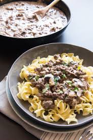 Condensed cream of mushroom soup is quite a bit thicker than this soup. The Most Googled Recipe Of 2017 Will Definitely Surprise You Ground Beef Stroganoff Stroganoff Recipe Dinner With Ground Beef