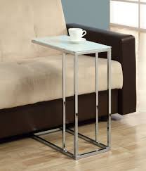 No more reaching for that cuppa coffee or the remote. Glass Slide Under Sofa Table Coffee Tables Furniture Metal Accent Table Accent Table Diy Sofa Table