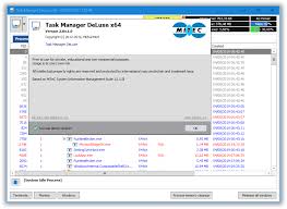 Mitec task manager deluxe, kurulum gerektirmeyen, güçlü özellikler sunan, gelişmiş ve ücretsiz bir görev yöneticisi uygulamasıdır. Portable Mitec Task Manager Deluxe Tmx