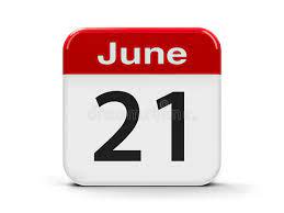 Quedan 193 días para finalizar el año. 21 De Junio Calendario Stock De Ilustracion Ilustracion De Rinda 149400958