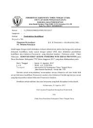 Contoh surat pengunduran diri dari jabatan lengkap dengan format penulisan. Surat Permohonan Pengunduran Jadwal Pembuktian Kualifikasi