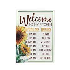 Get the black gallery wall frame with double mat by studio décor® at michaels.com. Welcome To My Kitchen Sign Wall Decor By Ashland Michaels