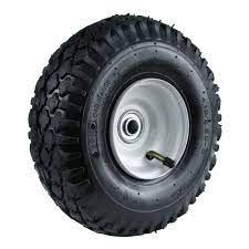 Martin Wheel 4 10 3 50 4 10 In Stud Tread Hand Truck Wheel With 2 1 4 In X 5 8 In Offset Hub 354dc4st242ip The Home Depot Truck Wheels Hand Trucks Mustang Wheels