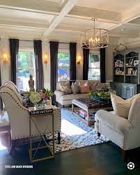 Bamboo 6 Light Chandelier Ballard Designs Southern Living Rooms Traditional Family Rooms French Country Living Room