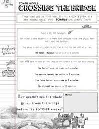 Cross The Bridge Zombies Riddle Problem Solving Problem Solving Riddles Solving