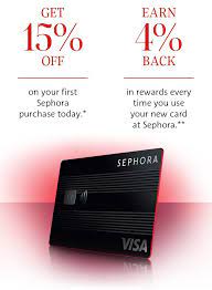 Maybe you would like to learn more about one of these? Sephora Shopper Get 15 Off Your First Purchase With The Sephora Credit Card Program Sephora Email Archive